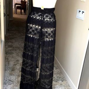 Lilly Bleu lace beach pants